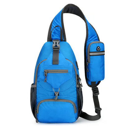 ✨Perfect for Hiking and Traveling✨Packable Small Crossbody Sling Backpack with Side Pouch