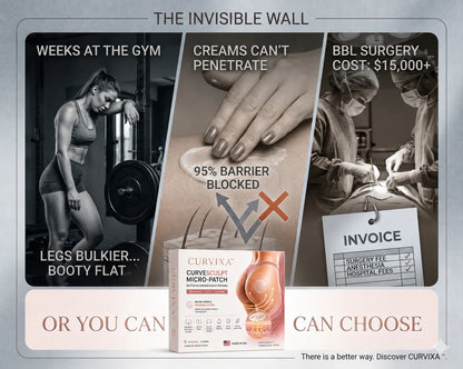 Curvixa™ CurveSculpt Micro-Patch ✦ Sculpt • Firm • Smooth Lower Body Curves ✦ Micro-Needle Infusion System