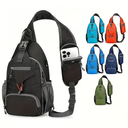✨Perfect for Hiking and Traveling✨Packable Small Crossbody Sling Backpack with Side Pouch
