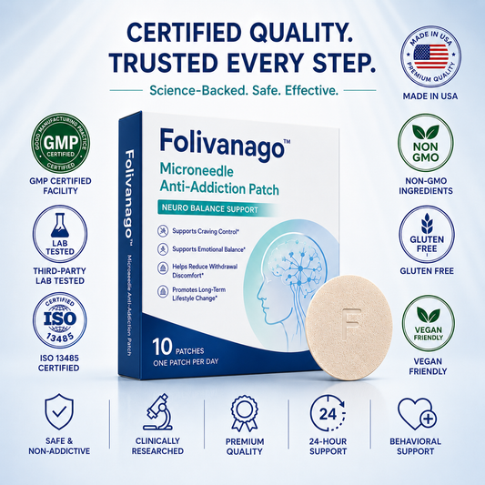 ☘️Official Brand Store✅Folivanago™ Microneedle Anti-Addiction Patch—Addresses smoking, alcohol, and other addictions.