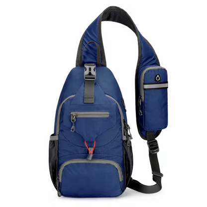 ✨Perfect for Hiking and Traveling✨Packable Small Crossbody Sling Backpack with Side Pouch