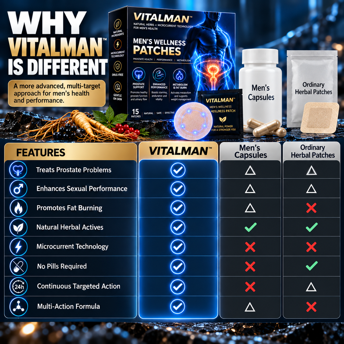 🔥VITALMAN™ MEN’S WELLNESS PATCHES - TREAT THE PROSTATE. RESTORE PERFORMANCE. BURN MORE FAT.