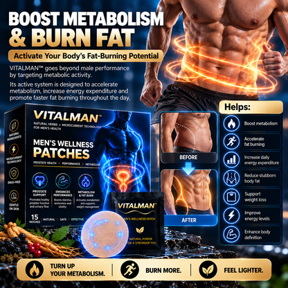 🔥VITALMAN™ MEN’S WELLNESS PATCHES - TREAT THE PROSTATE. RESTORE PERFORMANCE. BURN MORE FAT.