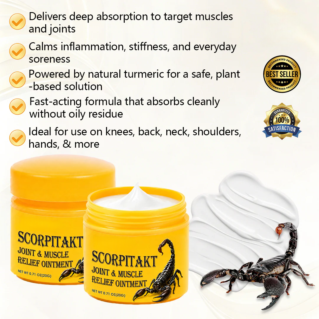 ☘️Official Brand Store✅ScorpiTakt Joint & Muscle Relief Ointment